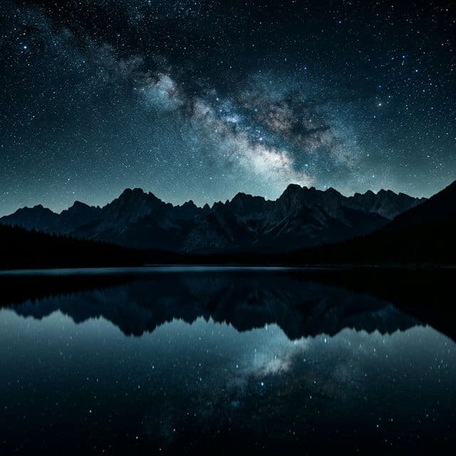 Cosmic Reflective Lake